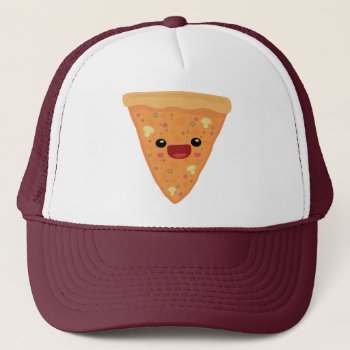 Pizza Cutie Trucker Hat by Middlemind at Zazzle