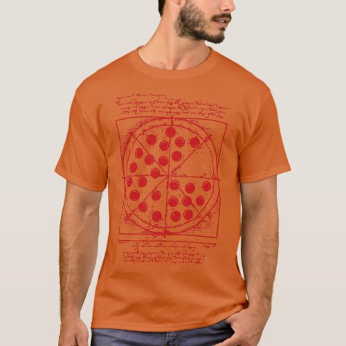 Pizza Da Vinci Pizza Lover T_Shirt