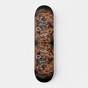 Pizza deathtrap graphic abstract art skateboard