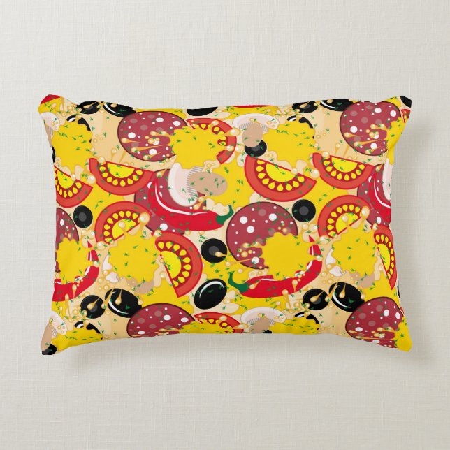 Pizza Decorative Pillow (Front)