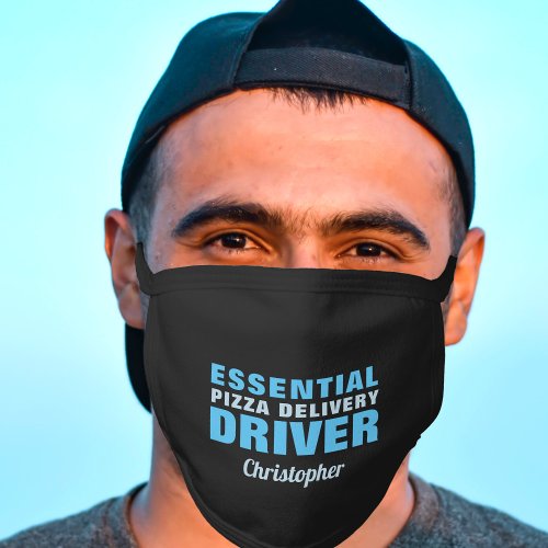 Pizza Delivery Driver Employee Face Mask