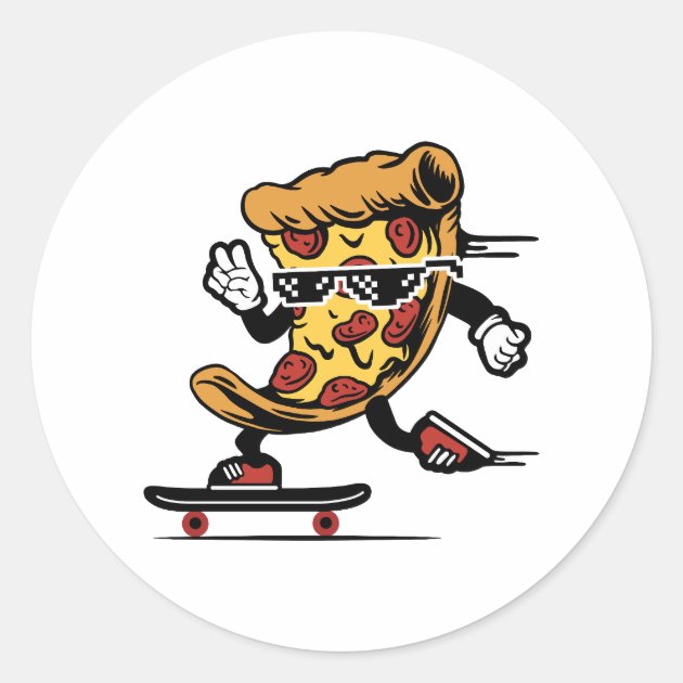 Surfer Boy Pizza Stickers for Sale Surfer Boy Pizza Stickers for Sale