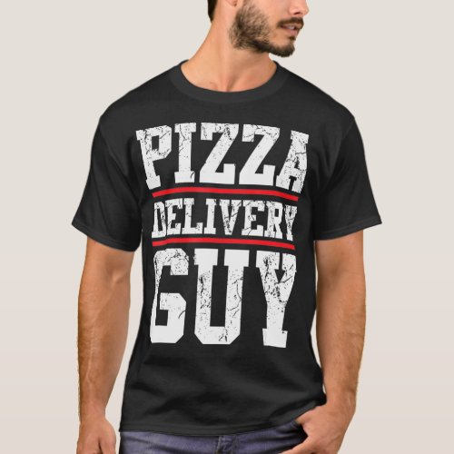 Pizza delivery guy matching pizza costume for men  T_Shirt