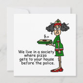 Pizza Delivery Humor (Front)