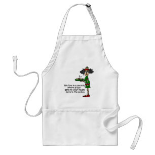 Pizza Delivery Humor Adult Apron