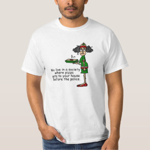 Pizza Delivery Humor T-Shirt