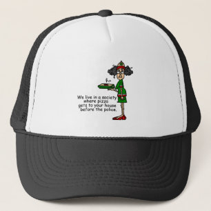 Pizza Delivery Humor Trucker Hat