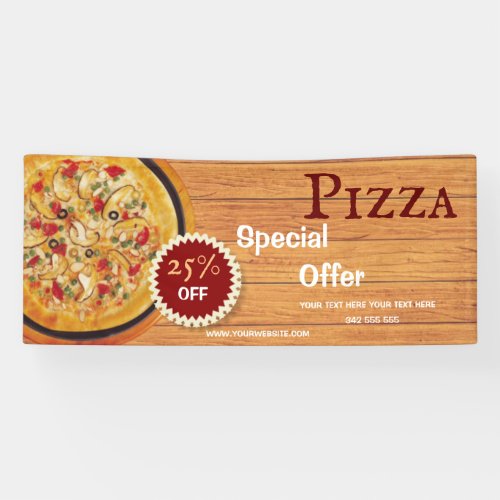Pizza Delivery Pizza Cafe Pizza Restaurant open Ba Banner
