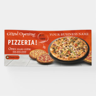 Pizza Delivery Pizza Cafe Pizza Restaurant open Banner