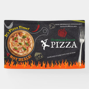 Pizza Delivery Pizza Cafe Pizza Restaurant open Banner