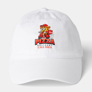 🍕 Pizza Delivery Team Uniform Staff 🚚 Hat