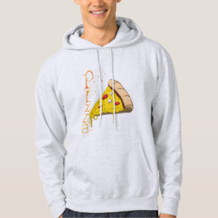 Pizza Design: Circular View Hoodie