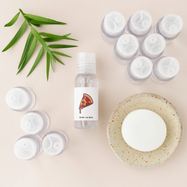 Pizza Design Hand Sanitizer (Laydown)