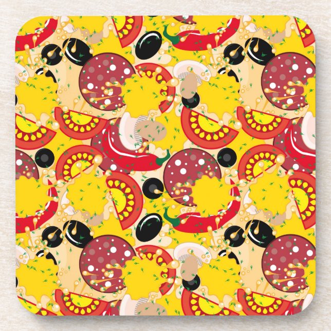 Pizza Drink Coaster (Front)