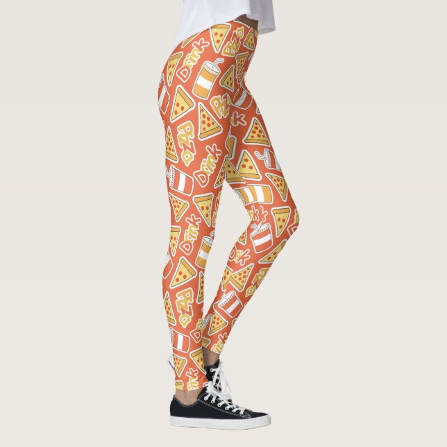 Pizza & Drink leggings (Right)