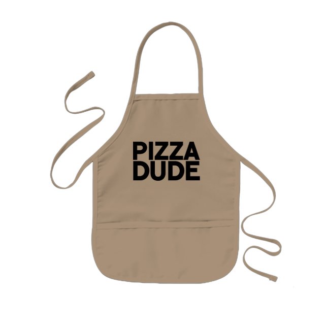 Pizza Dude Kids' Apron (Front)