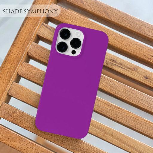 Pizza Edge Purple One of Best Solid Violet Shade Case-Mate iPhone 14 Pro Max Case