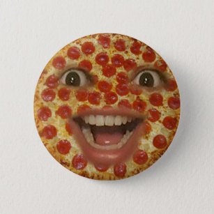 Pizza Face Button