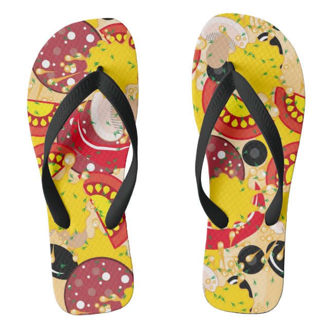 Pizza Flip Flops (Footbed)
