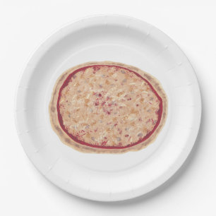 Pizza Food Themed Painting Paper Plates