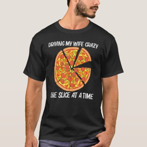 Pizza For Men Dad Boys Italian Pizza Slice Food T-Shirt