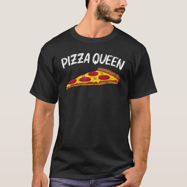 Pizza For Women Mom Italian Food Pizza  Pepperoni T-Shirt (Front)