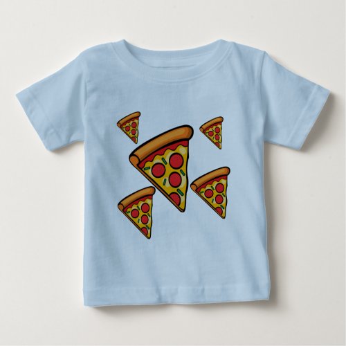 Pizza Friday Design _ Baby Fine Jersey T_Shirt