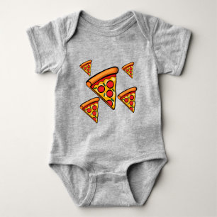 Pizza Friday Design - Baby Jersey Bodysuit