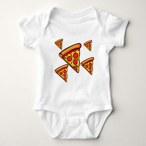 Pizza Friday Design _ Baby Jersey Bodysuit