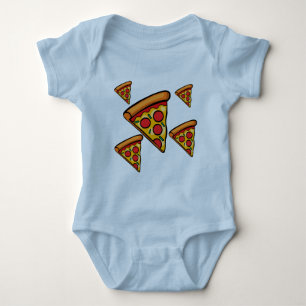 Pizza Friday Design - Baby Jersey Bodysuit