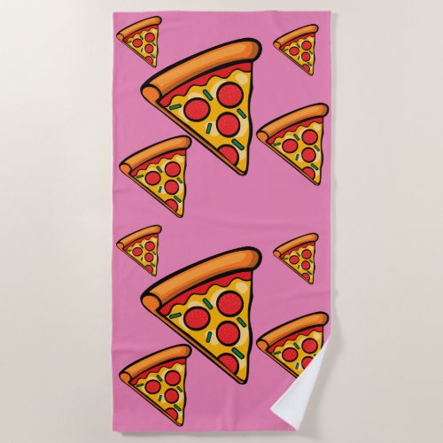 Pizza Friday Design _ Beach Towel