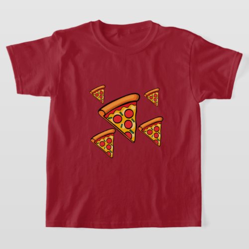 Pizza Friday Design _ Kids Basic T_Shirt