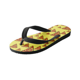 Pizza Friday Design - Kids Flip Flops