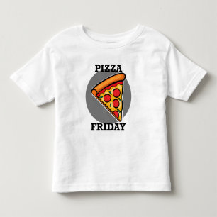 Pizza Friday Design - Toddler Fine Jersey T-Shirt