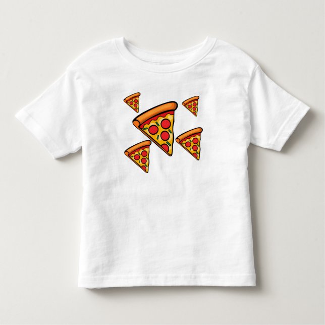 Pizza Friday Design - Toddler Fine Jersey T-Shirt (Front)