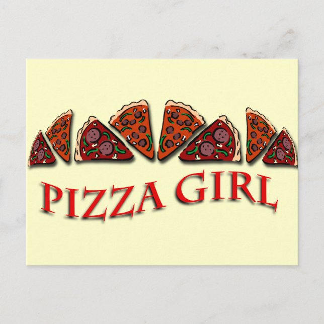 Pizza Girl Postcard (Front)
