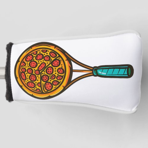 pizza golf head cover