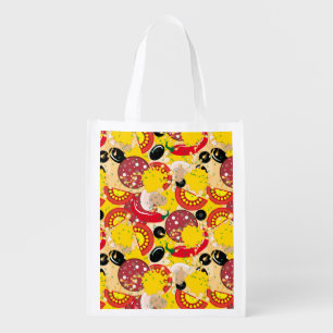 Pizza Grocery Bag