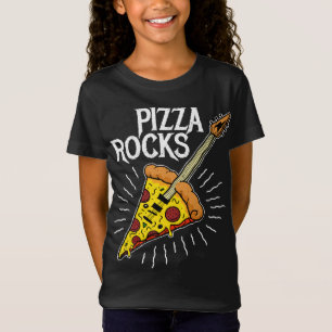Pizza Guitar - Funny Pizza Rocks T-Shirt