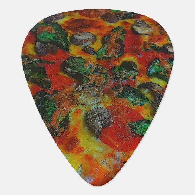 Pizza Guitar Pick (Front)