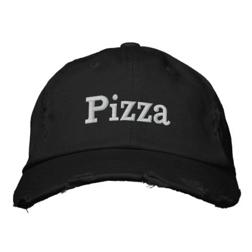 Pizza Hat Embroidered