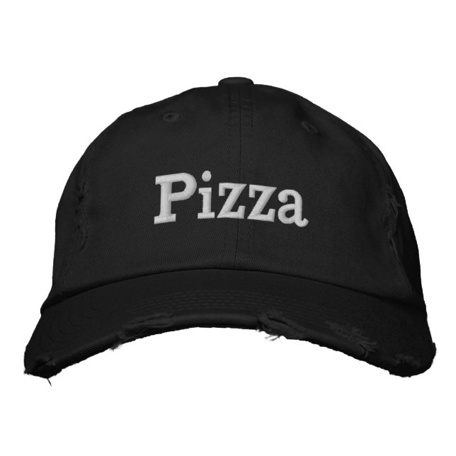 Pizza Hat Embroidered (Front)