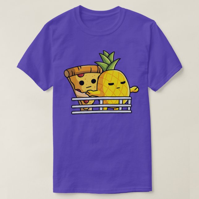 Pizza Hawaii lovers pose Pineapple and Pizza at sh T-Shirt (Design Front)