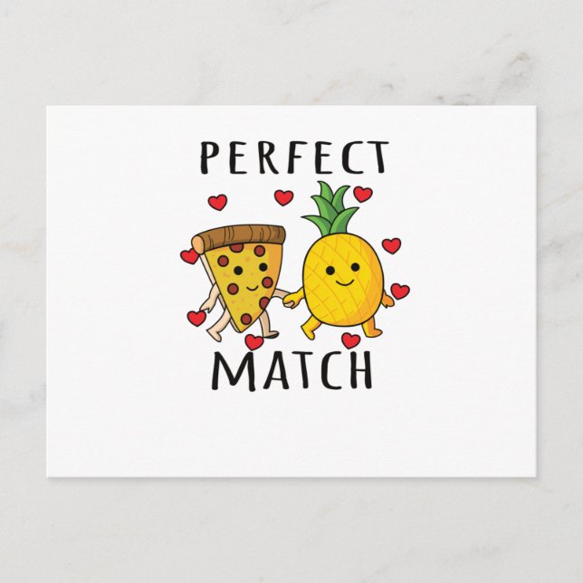 Pizza Hawaii Pineapple Pizza Food Postcard (Front)