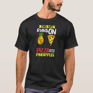 Pizza Hawaiian Pineapple Hawaii Funny Food Quotes T-Shirt