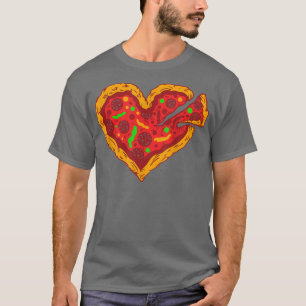 Pizza Heart Humor Italian Dish Pizza Food Lover Me T-Shirt