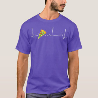 Pizza Heartbeat Funny Design For Pizza Lovers 1671 T-Shirt