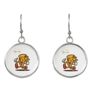 pizza, here i come earrings