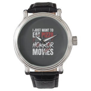 Pizza Horror Movies Halloween Design_1 Watch