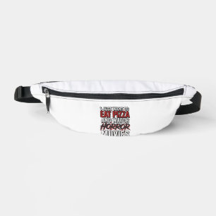Pizza Horror Movies Vintage Halloween Typography S Fanny Pack